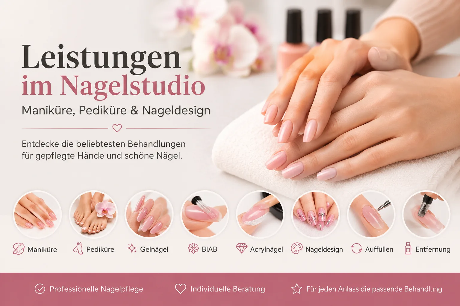 Leistungen im Nagelstudio