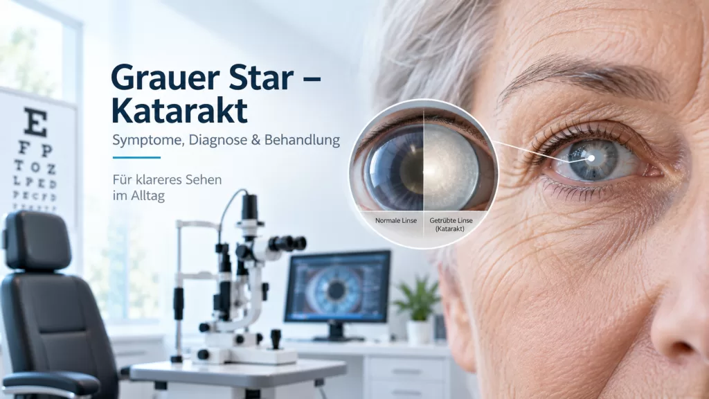 Grauer Star – Katarakt Symptome, Diagnose und Behandlung